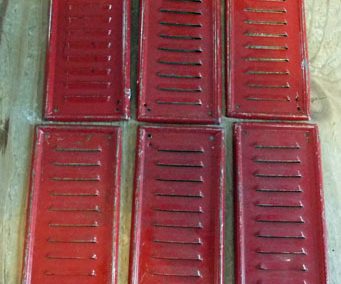 Vintage Romside Red Shutter @ £2.50 Each TWO AVAILABLE