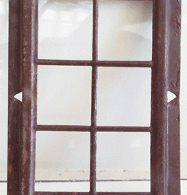 G&J Lines Six Pane Metal Window Without Glass @ £16 .00 SOLD