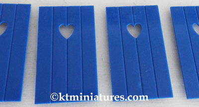 Vintage Plastic Tri-ang Shutters @ £4.00 each (FOUR AVAILABLE)