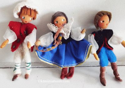 Set Of Three Pre-loved Unusual Dolls @ £10.50RESERVED