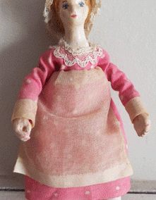 Unknown Pre-loved Artisan Made Doll @ £11.50