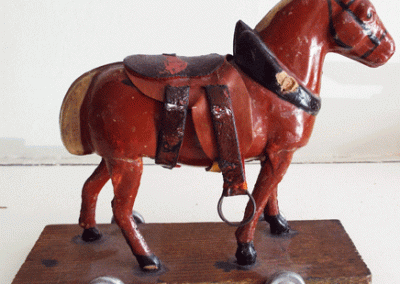 Antique German Brown Horse On Wheels @ £55.00SOLD