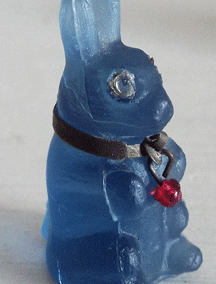 Antique Blue Czech Glass Rabbit Charm @ £19.50SOLD