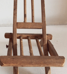 Antique Japanese Collapsible Wooden Chair @ £11.50