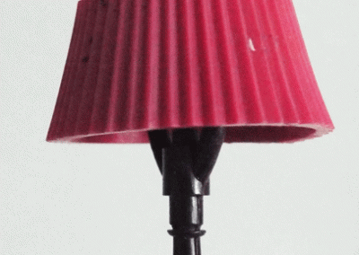 Vintage Plastic Kleeware Standard Lamp With Red Shade @ £4.50SOLD