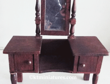 C1920s/30s German Dressing Table @ £24.50 (replacement mirror)