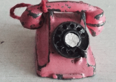 Vintage Barrett & Son Pink Metal Phone @ £9.50