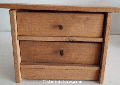 Antique German Wooden Chest Of Drawers @ £13.50