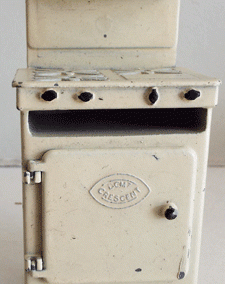 c1950s DCMT Crescent Cream Metal Gas Cooker @ £38.00