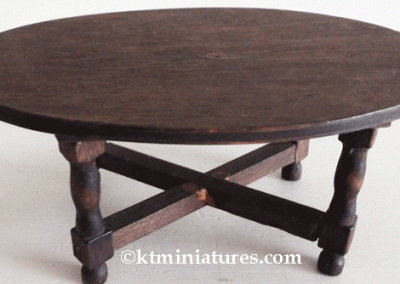 c1930s Oval Pit-a-Pat Dining Table @ £39.00