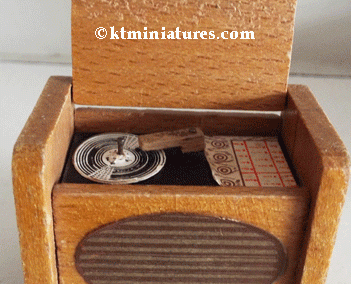 Vintage Dol-Toi Wooden Radiogram Complete With Card LP @ £17.95SOLD