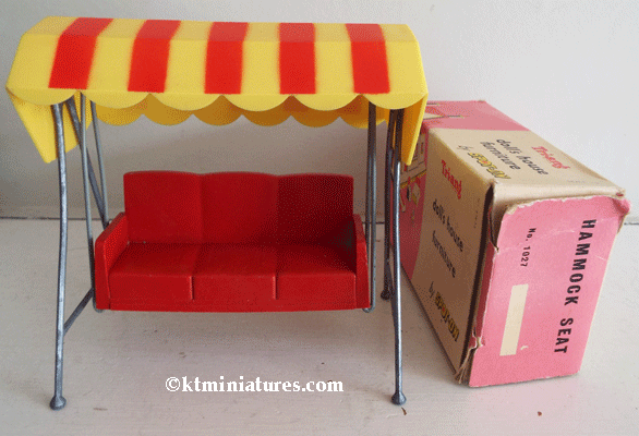 Vintage Tri-ang Hammock Seat & Box @ £39.00