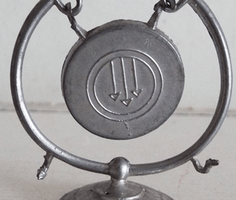 Antique German Metal Gong (missing beater) at £14.00RESERVED