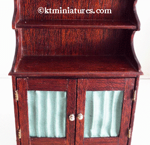 Rare Small Bedroom Miniature Dresser With Silk Panels By M A Chandler c1988 @ £79.00